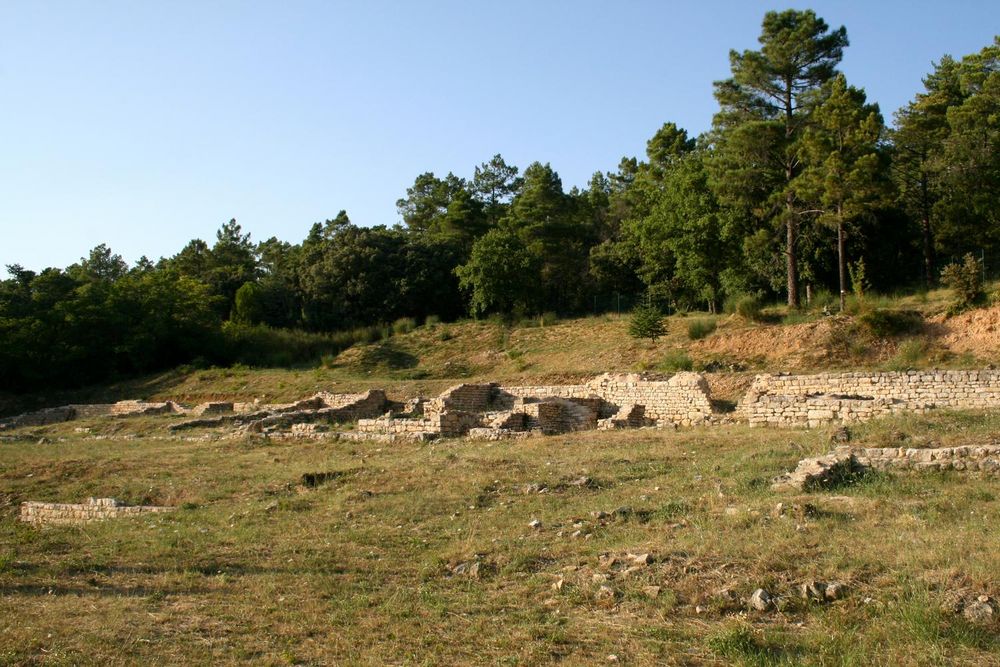 Vue d'ensemble du site archéologique